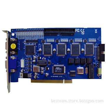 16-channel H.264 DVR Card with 120fps NTSC/100fps PAL Recording Rate